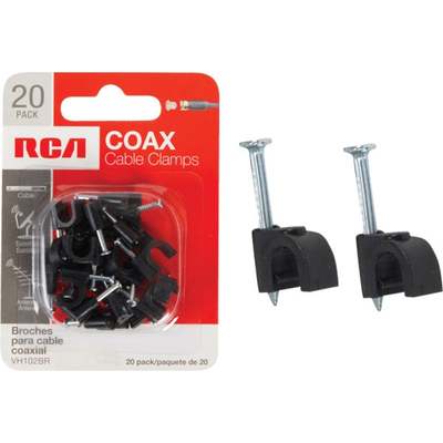 BLACK COAX CABLE NAIL