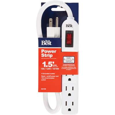 4-outlet Power Strip