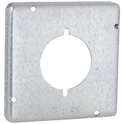 Southwire 2.156 In. Dia. Receptacle 4-11/16 In. x 4-11/16 In. Square Device