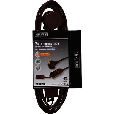 7' 16/2 BRN EXT CORD