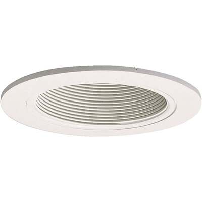 4" WHT/WHT TRIM BAFFLE