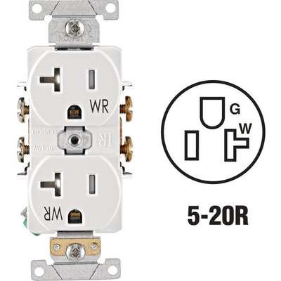 20A WH WTHR RESIS OUTLET