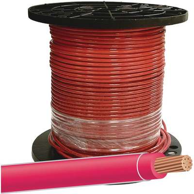 8STR-RED THHN WIRE 500'******