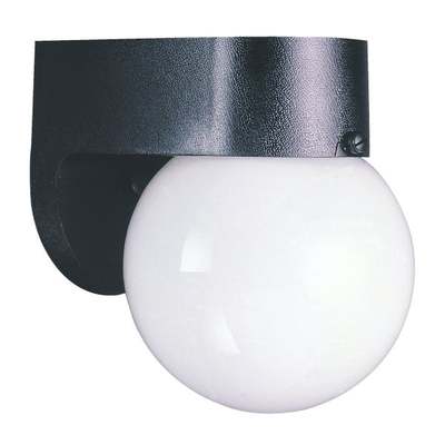 BLK OUTDOOR WALL FIXTURE