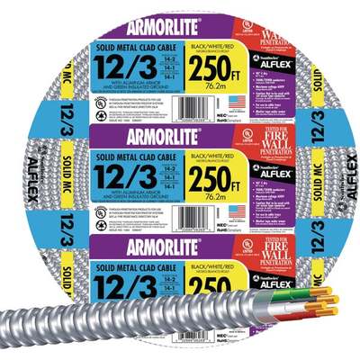 12/3 MC ALUM CABLE 250'