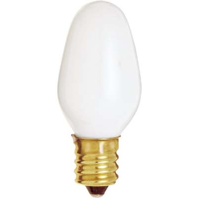 4PK 7W WHT NITELITE BULB