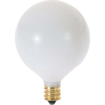 2PK 60W WHITE G16.5 GLOBE