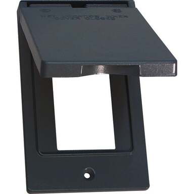1G GRY VRT GFCI WP COVER