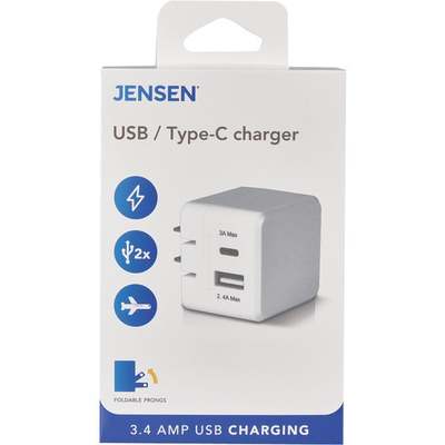 2 PORT USB WALL CHARGER