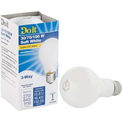 30-100W SW 3-WAY BULB