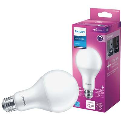 Philips 150W Equivalent Daylight A21 Medium Dimmable LED Light Bulb
