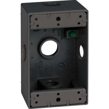 3/4 SDE5HLE 1G GRYWP BOX