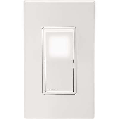 WHT RKR LED ILLUM SWITCH