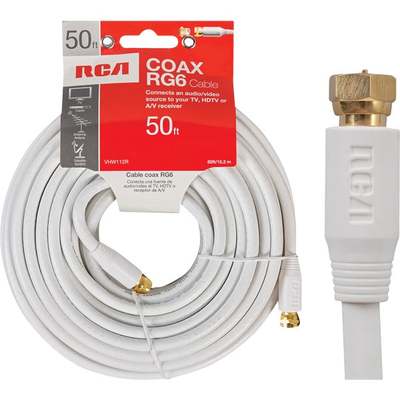 50FT COAX RG6 GOLD