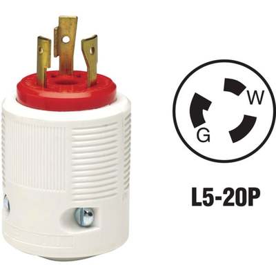 20A LOCKING CORD PLUG