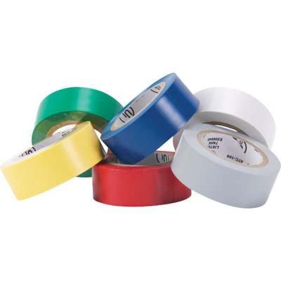 6PK COLR ELECTRICAL TAPE