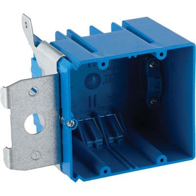 Carlon Adjust-A-Box 2-Gang PVC Molded Wall Box