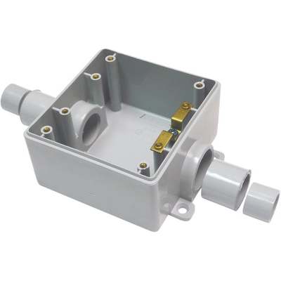 2-GANG DEEP PVC FSC BOX