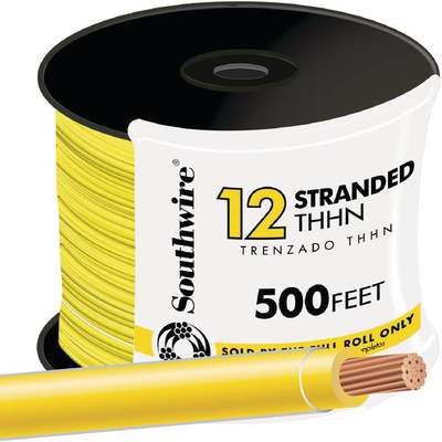 12 THHN STRANDED YELLOW