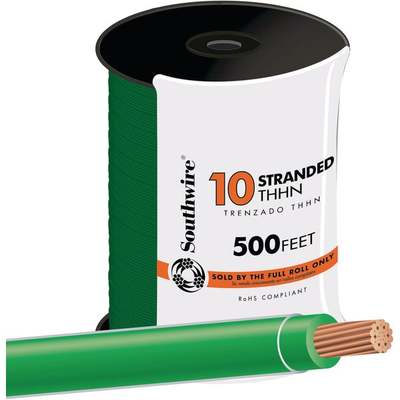 10STR-GRN THHN WIRE 500'