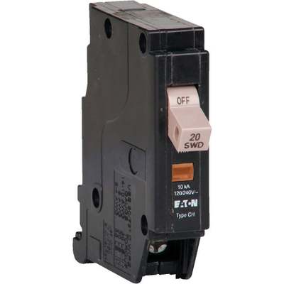 Eaton CHF 20A Single-Pole Standard Trip Circuit Breaker