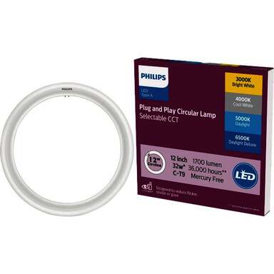 12" 32W T9 4CCT LED TUBE