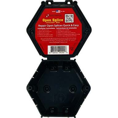 OPEN SPLICE JUNCTION BOX