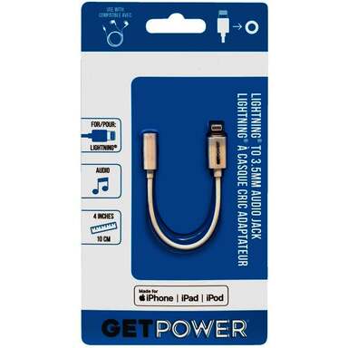 LIGHTNING TO 3.5MM JACK