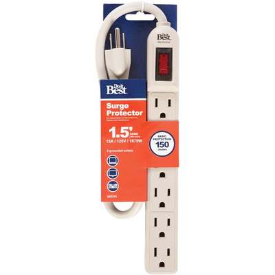 SURGE PROTECTOR 6 OUTLET