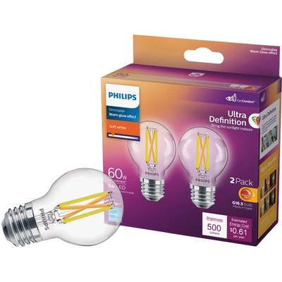 2PK 60W G16.5WG LED BULB