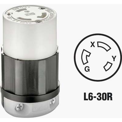 3-PRNG 30A LOCK OUTLET L6-30C