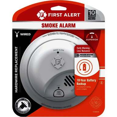 HW/BATT ION SMOKE ALARM