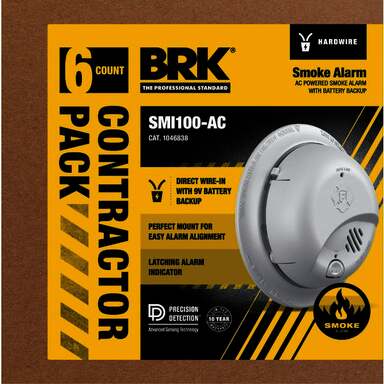 6PK HW ION SMOKE ALARM