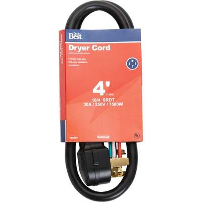 DRYER CORD - 4PRONG / 4'