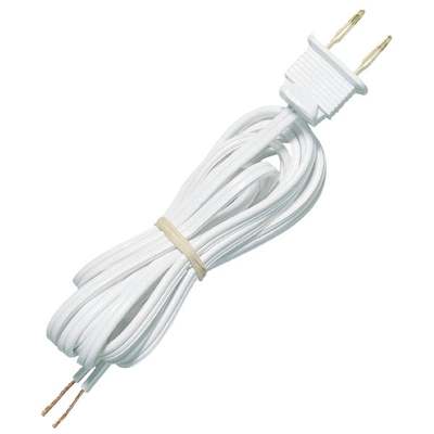 CORD LAMP 8' WHT