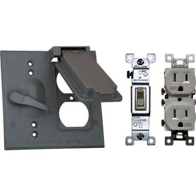 GRY 2G WP TGL/DPLX COVER