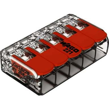 25PK 5WRE LEVR CONNECTOR