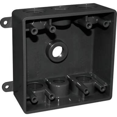 2G OUTDOOR WP PVC SWITCH BOX 7H