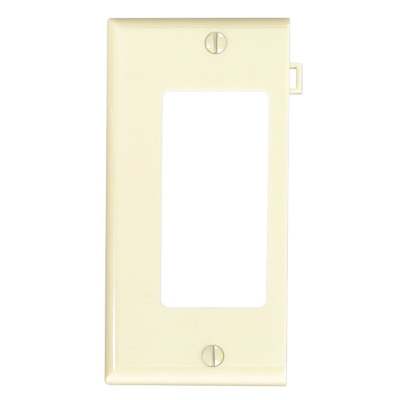 IVORY SECTIONAL WALL PLATE END