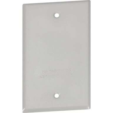 1G WHT WP BLANK COVER