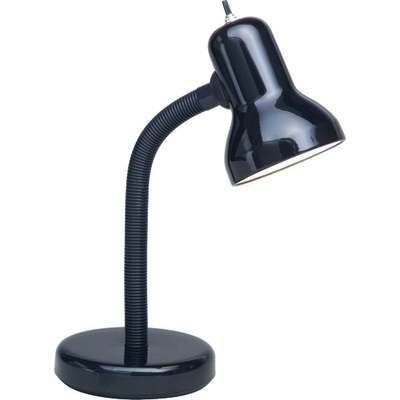 BLK A19 DESK LAMP