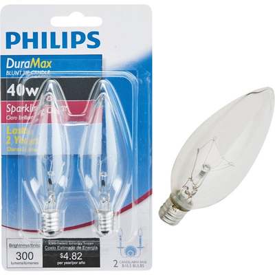 40W CLR CAND BULB