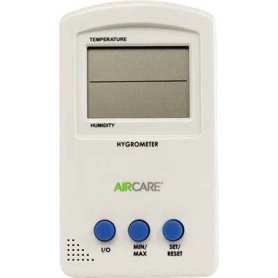 AirCare Fahrenheit Digital -50 to 106 Degrees F Hygrometer & Thermometer