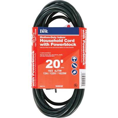 20' 16/3 Green Ext Cord
