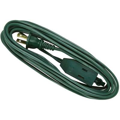 CORD EXT 15'16-2 GREEN