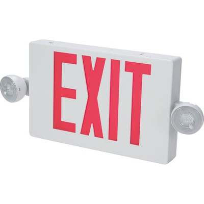 Red Led Exit Combo Light