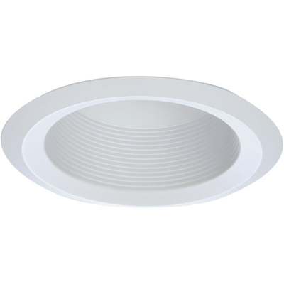 6" WHT CONE BAFFLE TRIM