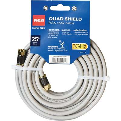 25' QUAD SHIELD CABLE