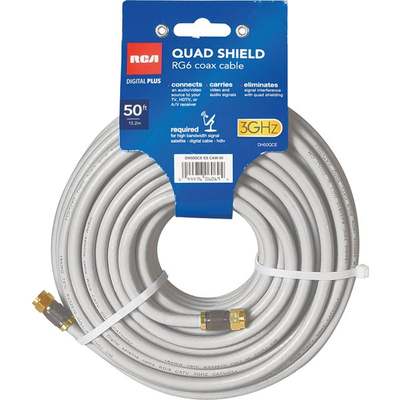 50' QUAD SHIELD CABLE