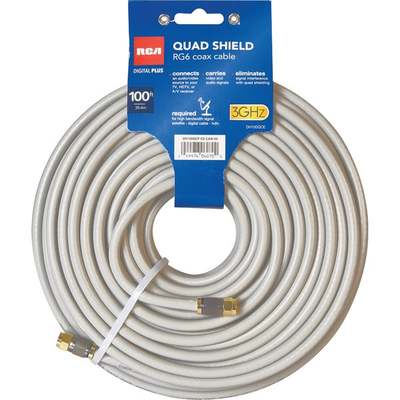 100' QUAD SHIELD CABLE